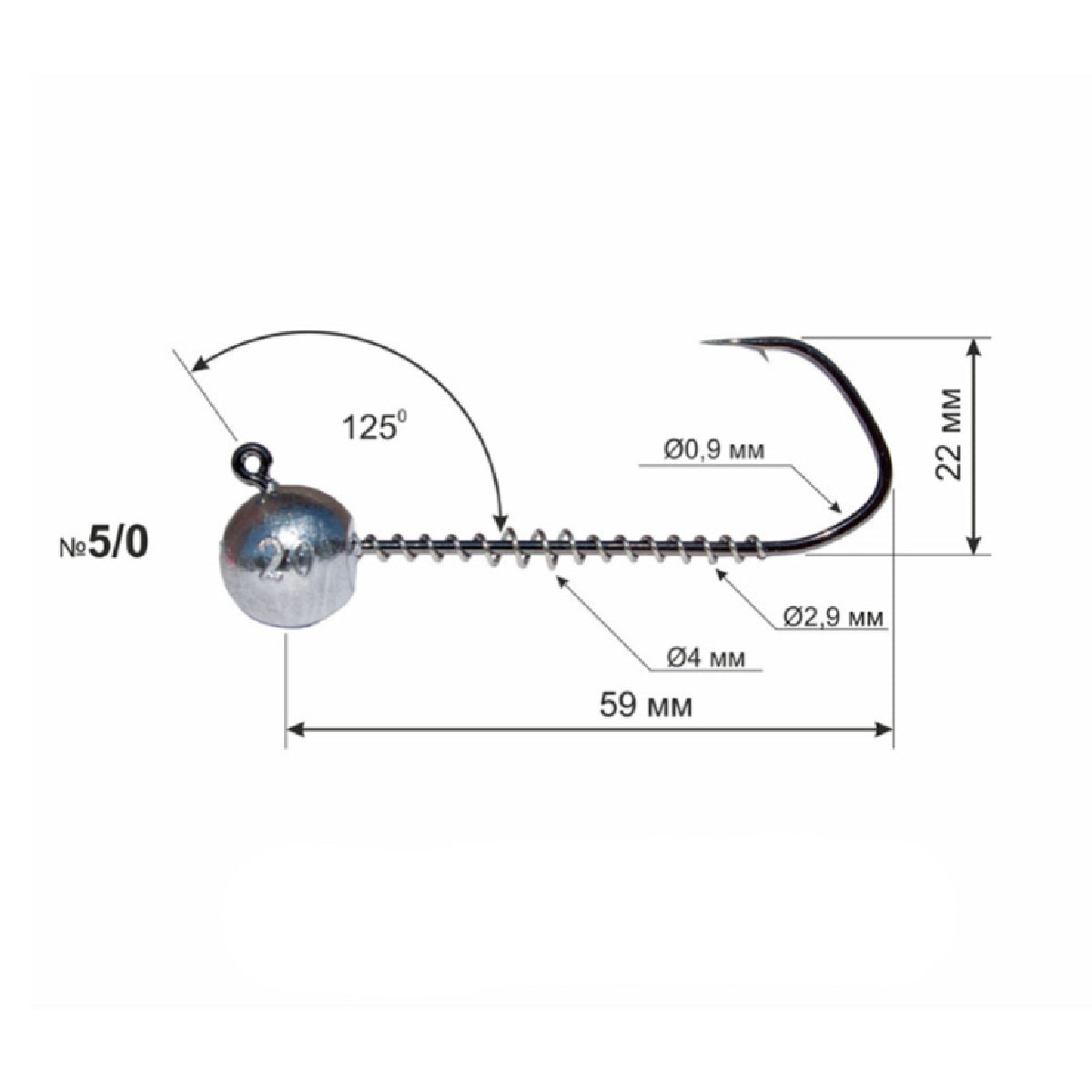 π₯ Premium Spiral Jig Head | Round Lead | 5/0 Hook |Eye 125Β° | Ultra-Sharp | 12g (3/8 oz) 15g (1/2 oz) 20g (3/4 oz) 25g (7/8 oz) 30g (1 oz)