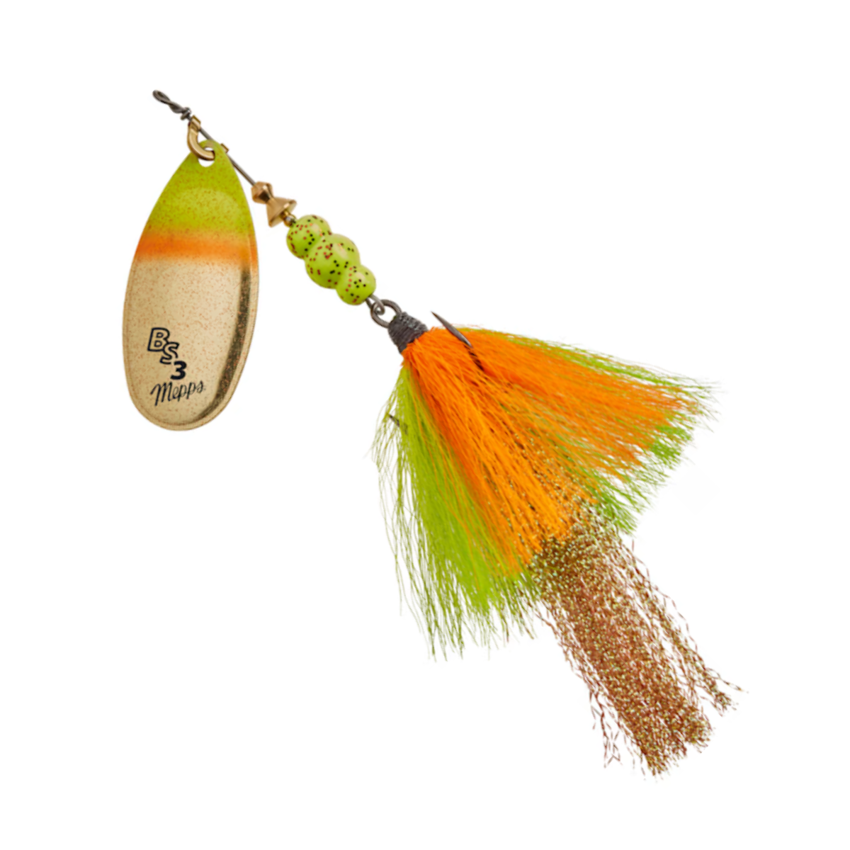 Mepps Bronze Slammer BS3-BKFCR – Premium In-Line Spinner