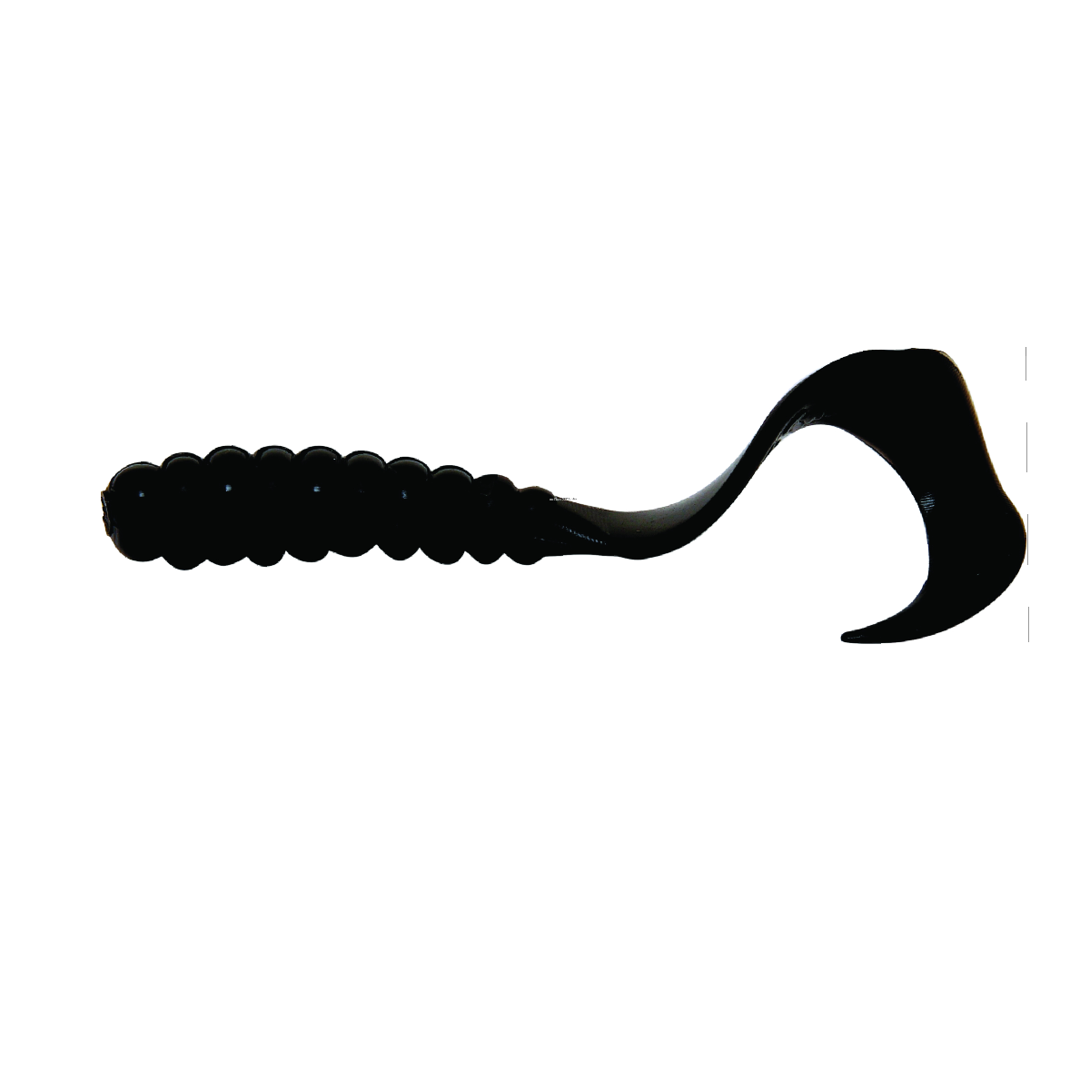 Mister Twister 4T10-3 4" Twister Tail 10Pcs Black