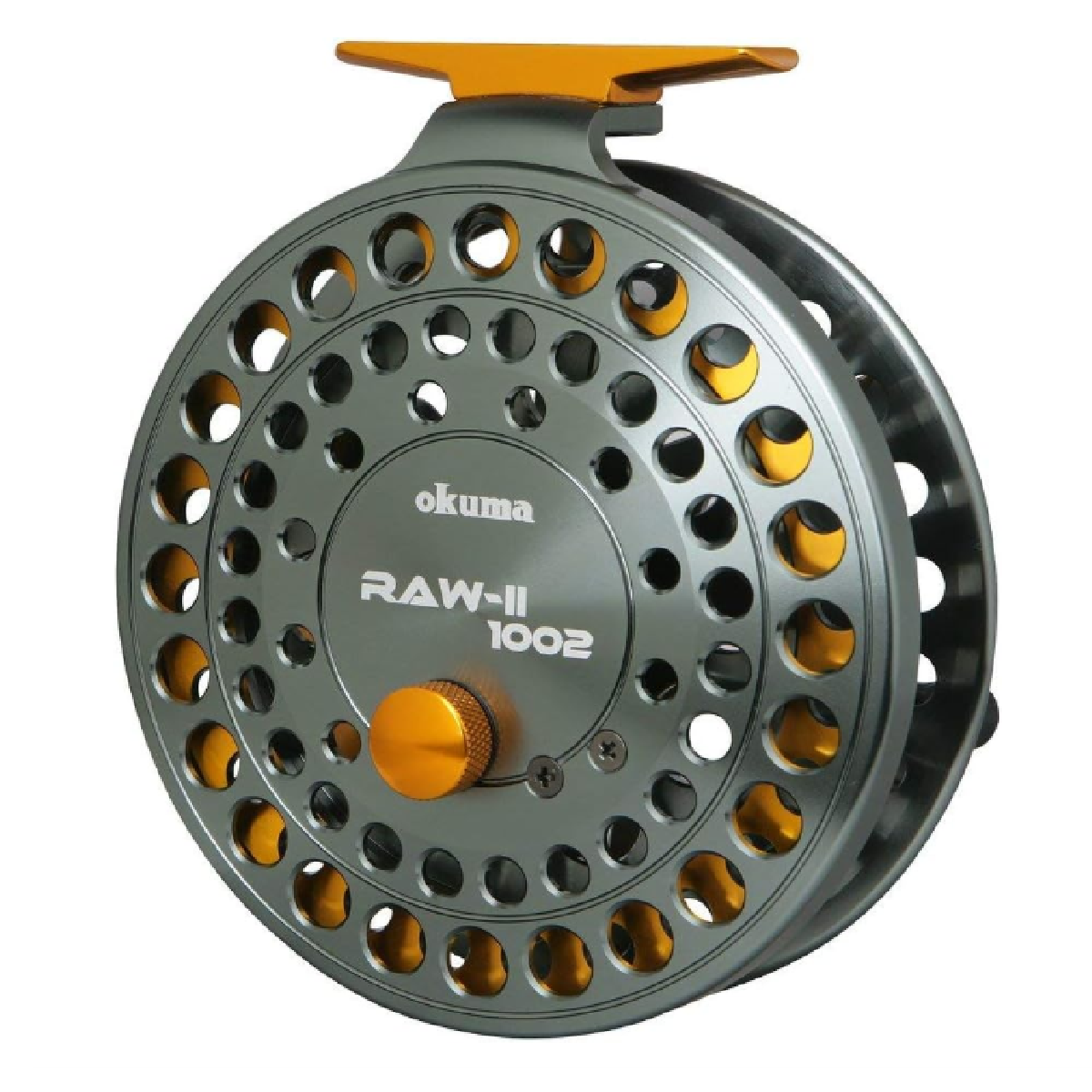 Okuma RAW-1002 Raw-II Centerpin Float Reel, 2 BB, Aluminum Spool, Mono 8/275