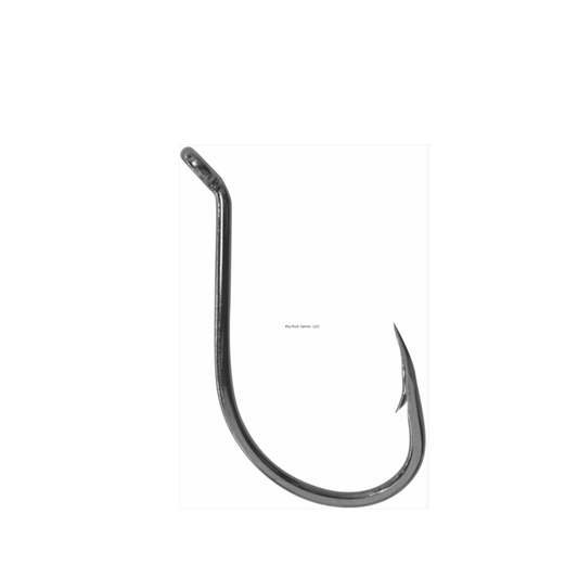 Mustad 92553NP-BN-6-10U Ultrapoint Beak Bait Hook, Size 6, Opti Angle Needle Point, Heavy Wire, Offset, Octopus, Up Eye, Black Nickel, 10 per Pack