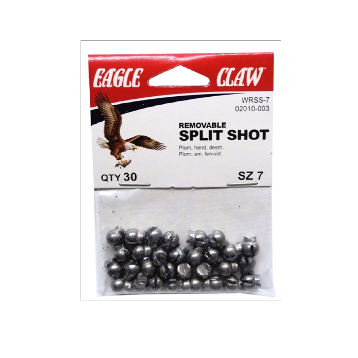 Eagle Claw  Round Split Shot Sinker