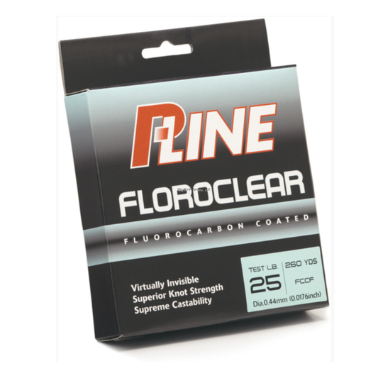P-Line FCCF-20 Floroclear Fluorocarbon Coated Mono 20lb 300yd Clear