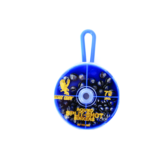 Eagle Claw 02180H-001 Round Split Shot Asst 78Pc