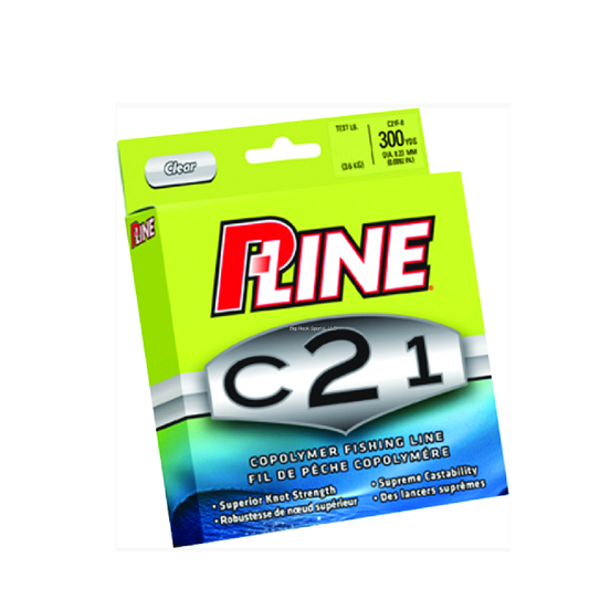 P-Line C21F-20 C21 Copolymer Fishing Line  300yd Filler Clear