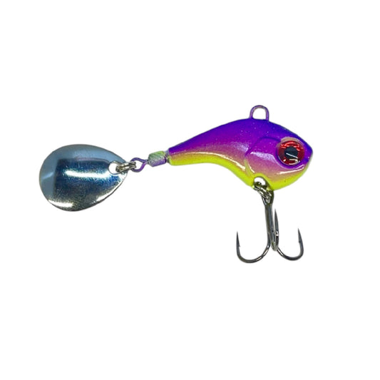 🎣 Tail Spinner – Angry Baits Color 2 for Predator Fishing (Wide Body Model – Available Weights: 10g / 3/8 oz • 16g / 5/8 oz • 21g / 3/4 oz)