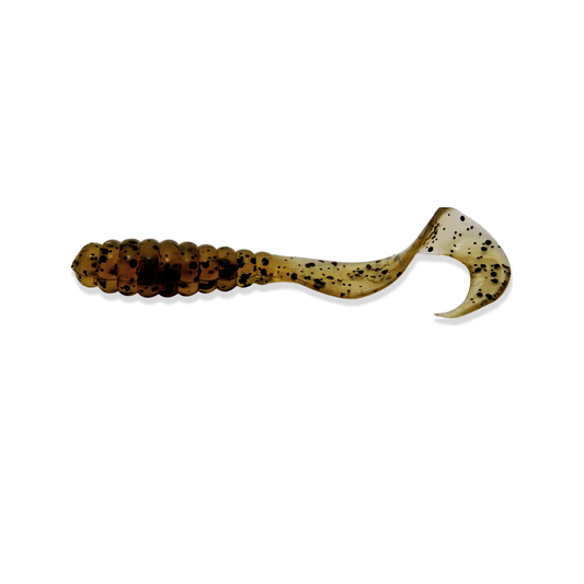 Mister Twister MT25-11BKS 3" Meeny Curly Tail 25Pcs Pumpkin Pepper