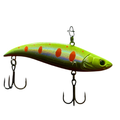 Trident VIB Fido 75S – VA105 Rattling Lipless Crankbait | 75 mm | Sinking Vibration Lure | High-Contrast Color Pattern | Brand: Trident