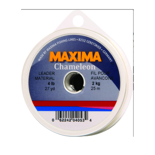 Maxima MLC-12-C Mono Leader Wheel Chameleon 12lb 27yd