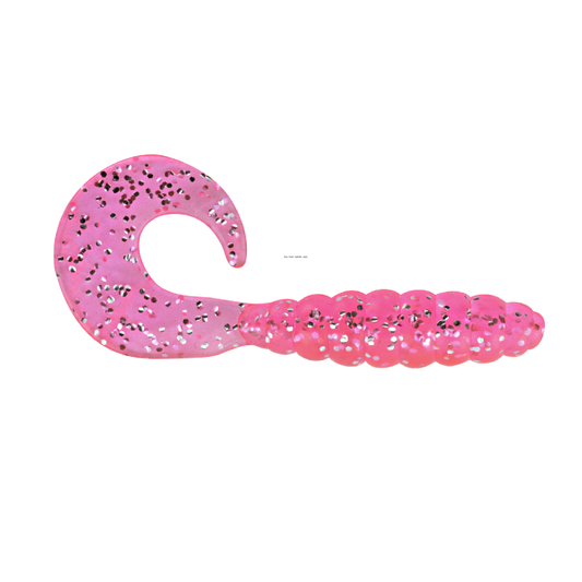 Apex AP-CT3-68 Curly Tail 3" Pink/Silver Flake