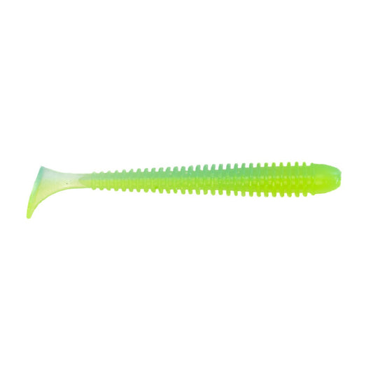 Edible Soft Bait – Zander Worm 4.5” – Color: 14 Patriot UV Brand: Angry Baits Pack Size: 4 pcs