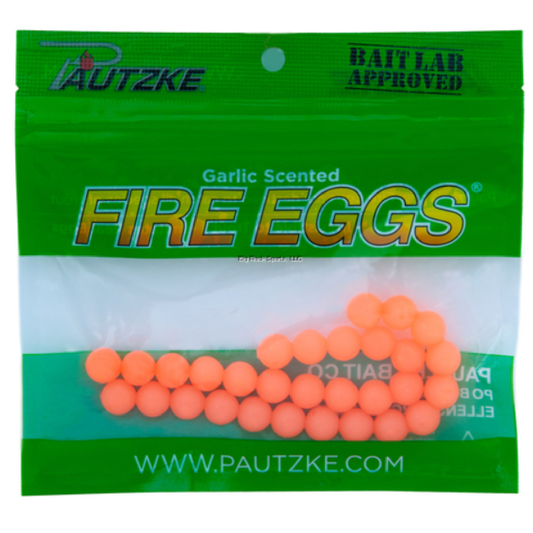 Pautzke FEGGPCH Fire Eggs Peach 30 Count