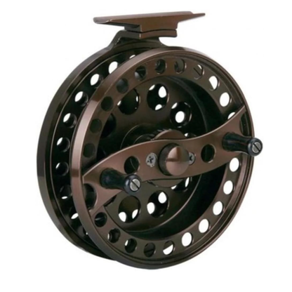 Okuma VT-1002 Aventa Centerpin Float Reel, Machined Aluminum Frame and Spool, 2 SS Japanese Ball Bearings, On/Off Clicker