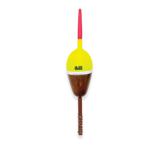 Thill UAF510 Americas Classic - Spring - Oval Shorty - 3/4 In - 18 Pack A.C. 3/4" Oval 2-3/4" Spring Orange Chartreuse White Brown