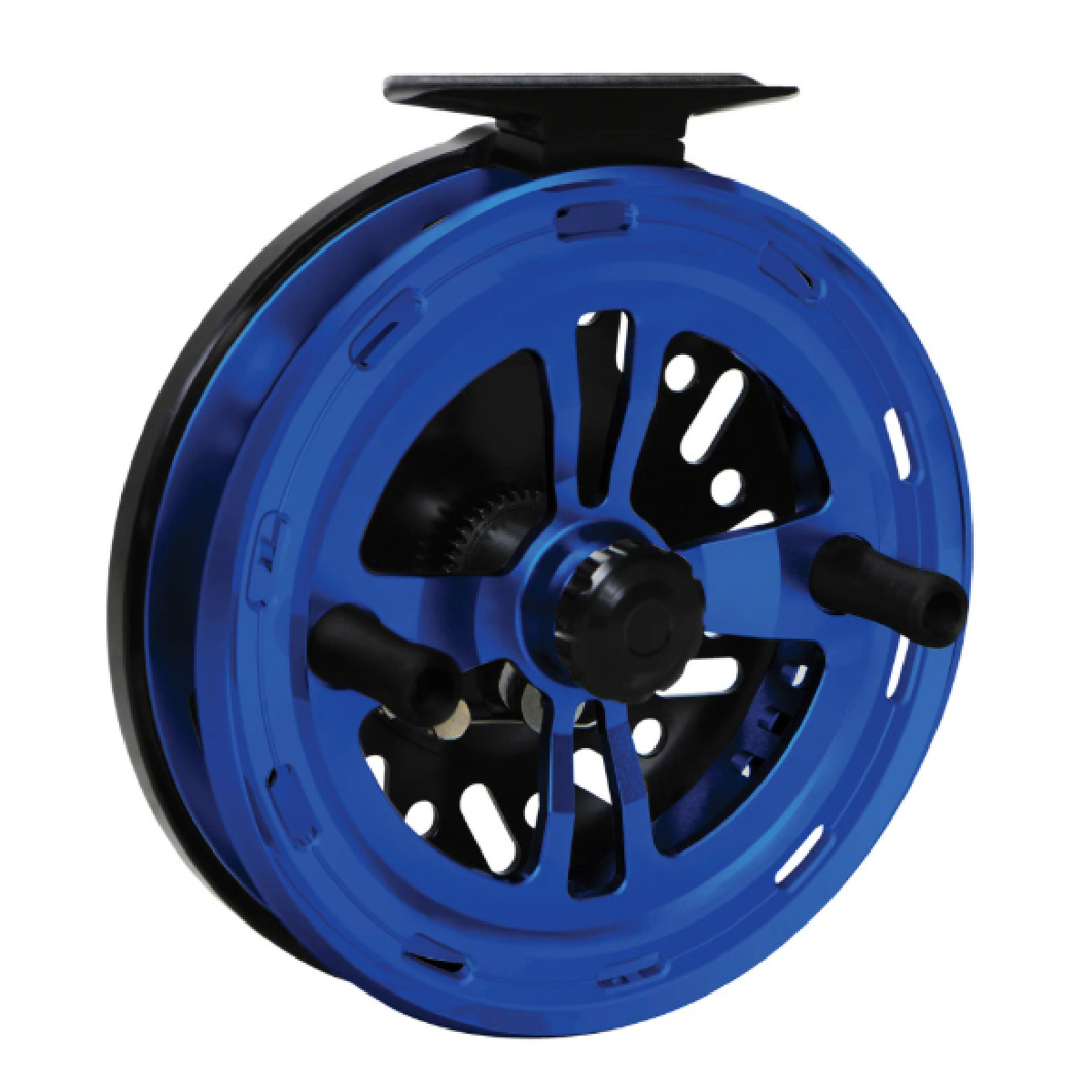 Okuma GLS-5002A-BL Aventa GLS 5" Float Reel with Black and Blue anodizing